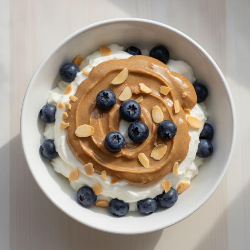 Creamy Greek Yogurt Protein Parfait with Almond Butter