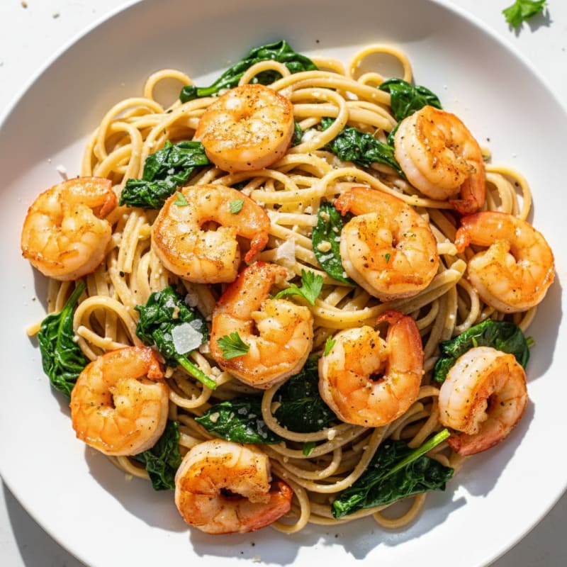 Garlic Butter Shrimp Pasta