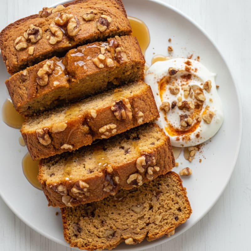 Spiced Pumpkin Walnut Loaf
