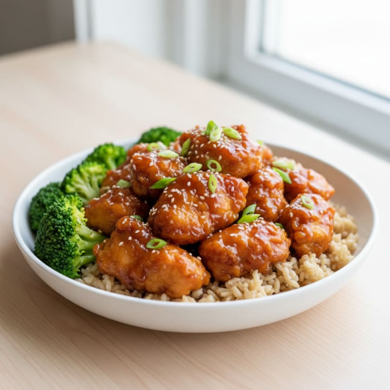 Sweet and Tangy General Tso's Chicken