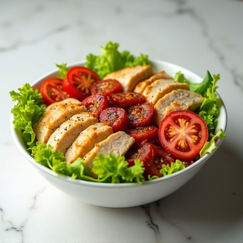 Fresh Turkey and Crispy Bacon Lettuce Tomato Bowl