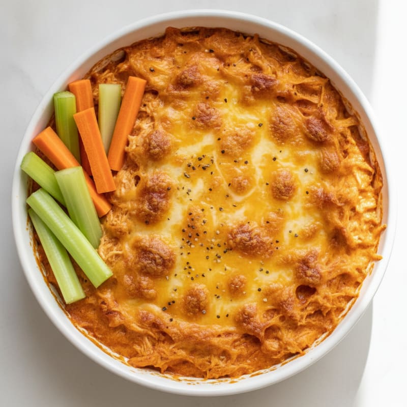 Buffalo Chicken Baked Dip