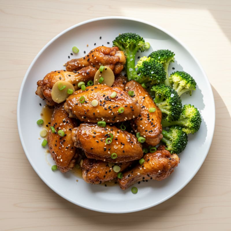 Crispy Honey-Glazed Chicken Wings
