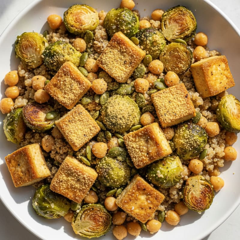 Roasted Vegetable and Quinoa Harvest Bowl
