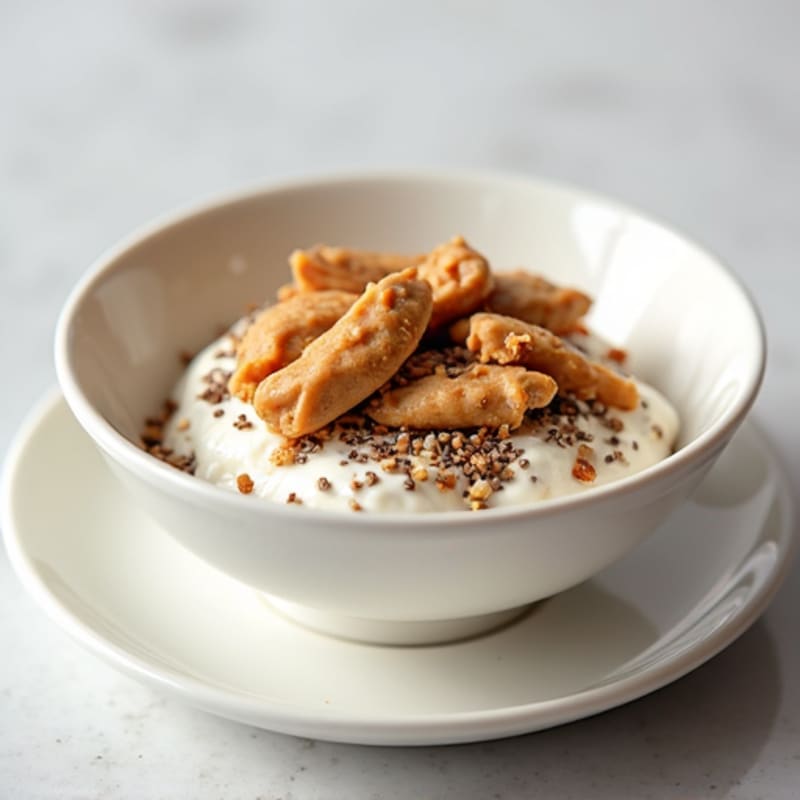 Greek Yogurt with Chia Seeds and Almond Butter