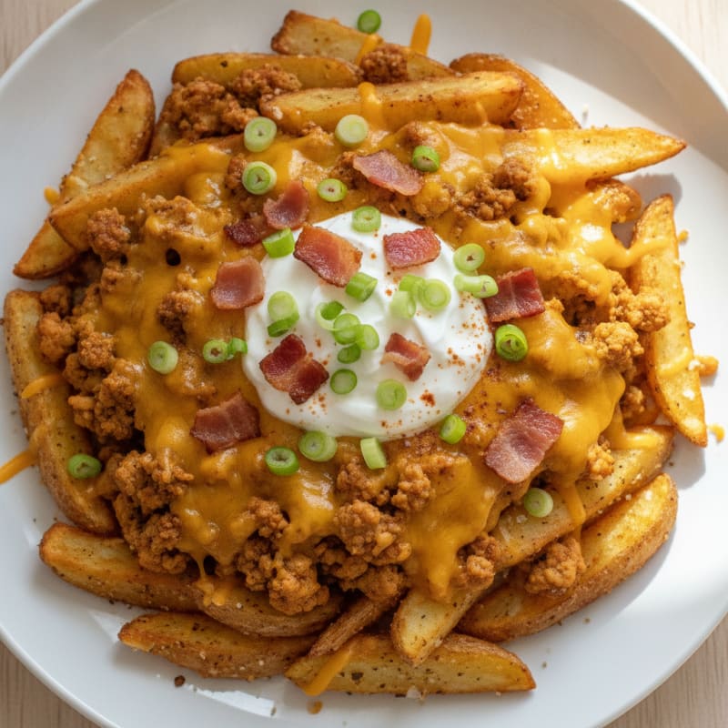 Loaded Bacon Cheddar Fries