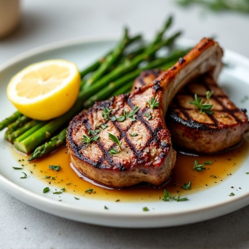Rosemary-Garlic Grilled Lamb Chops