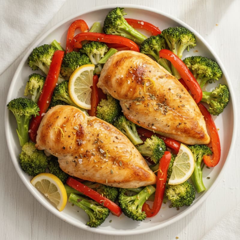Sheet Pan Lemon Herb Chicken