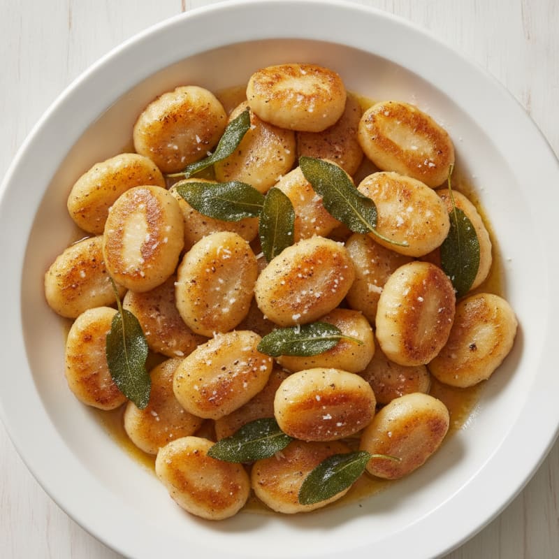 Ricotta Gnocchi with Sage Butter Sauce