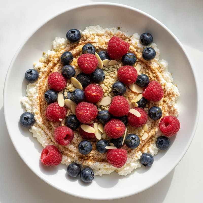Cottage Cheese Berry Power Bowl