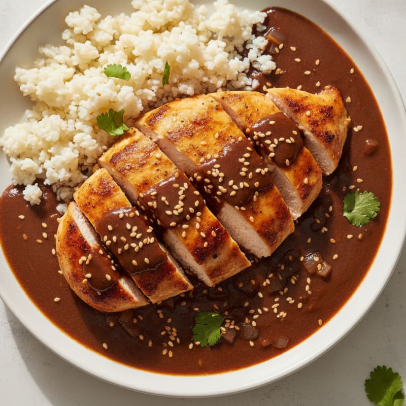 Chicken Mole with Toasted Sesame