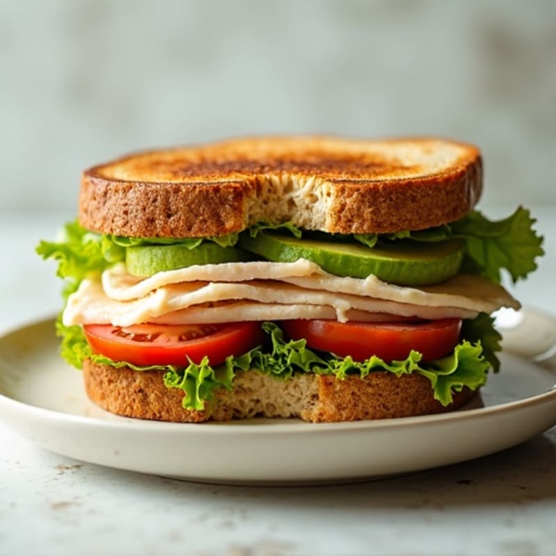 Lean Turkey Club Sandwich