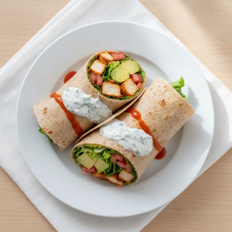 Buffalo Ranch Chicken Wraps