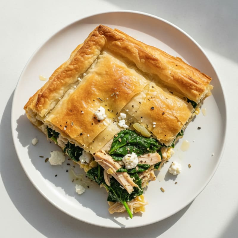 Spinach and Feta Phyllo Pie