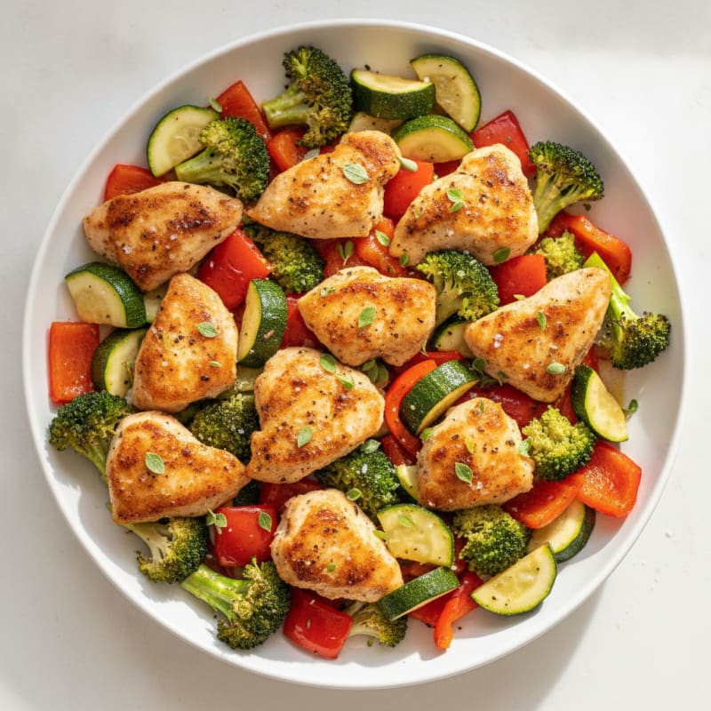 Sheet Pan Lemon Herb Chicken and Veggies