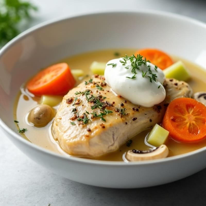 Creamy Savory Chicken and Vegetable Stew