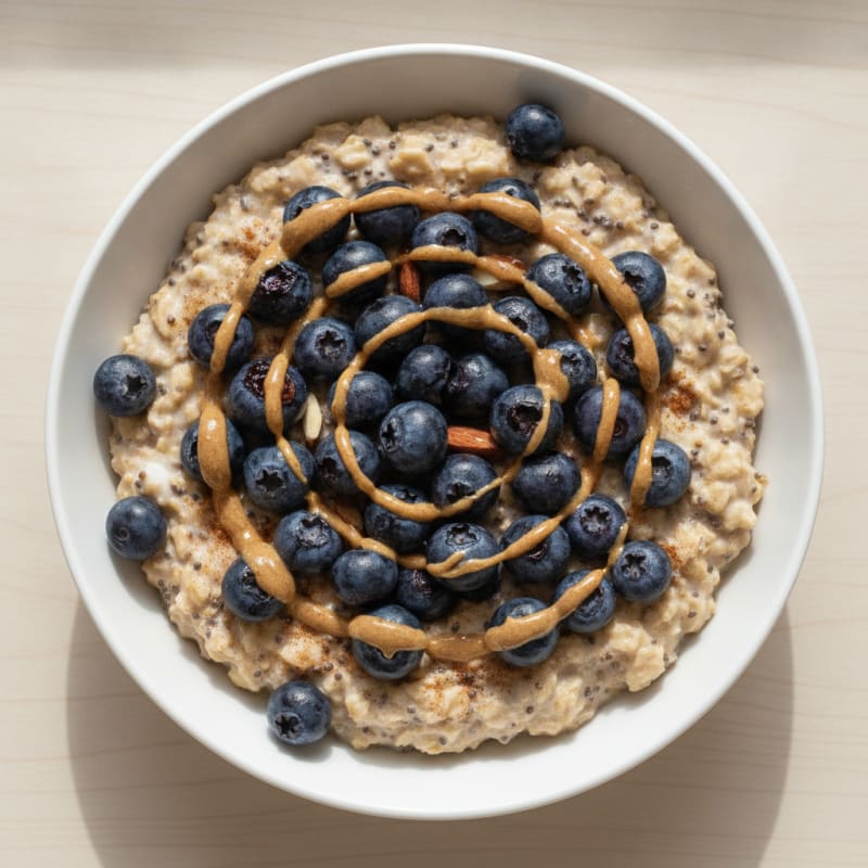 Blueberry Almond Overnight Oats