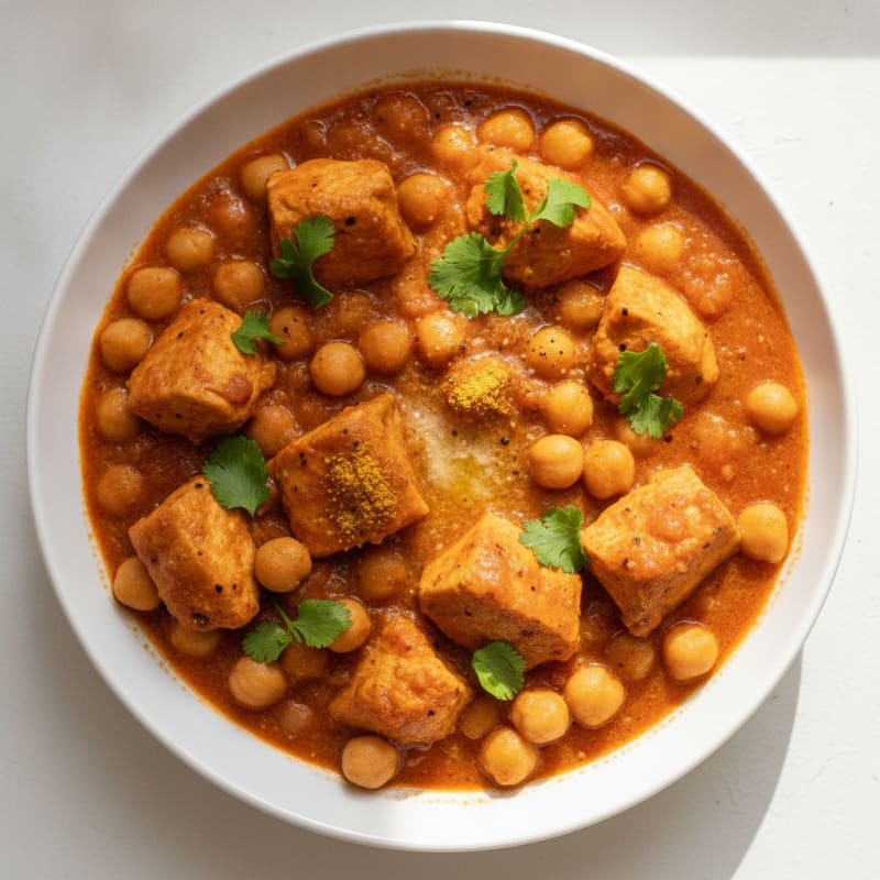 Hearty Chickpea and Tomato Curry