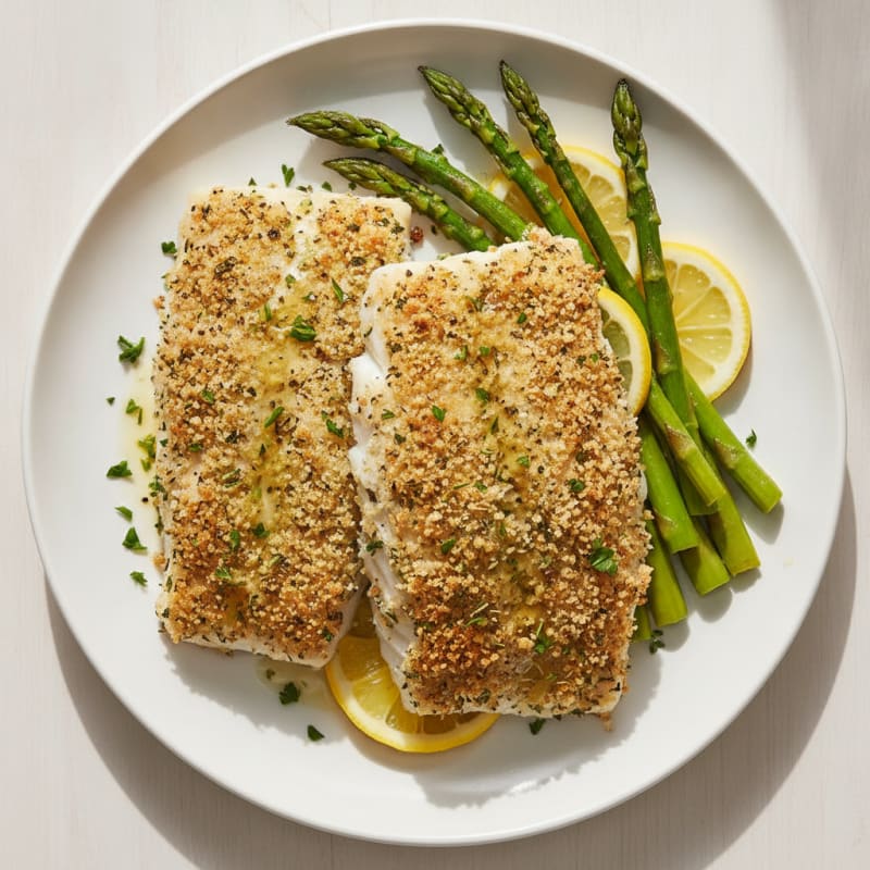 Herb-Crusted Grilled Fish
