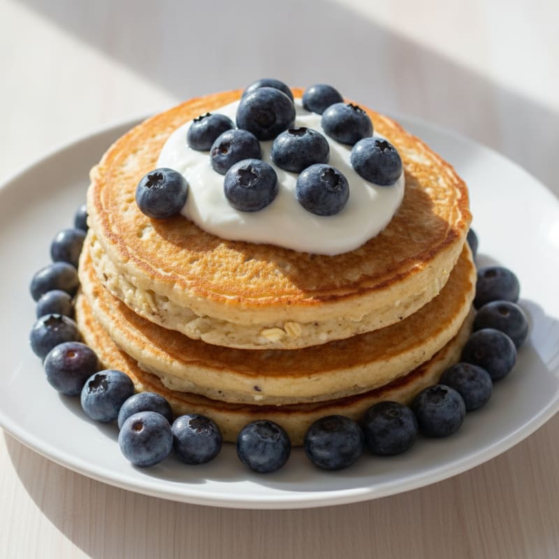 Cottage Cheese Protein Pancakes