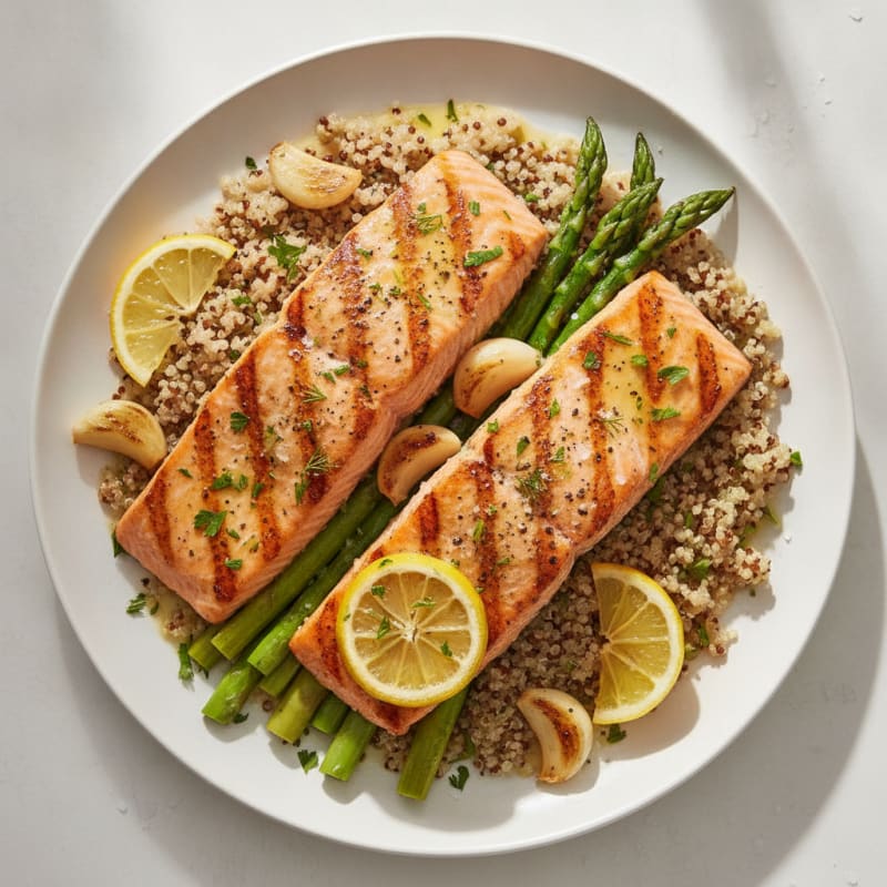 Lemon Herb Grilled Salmon