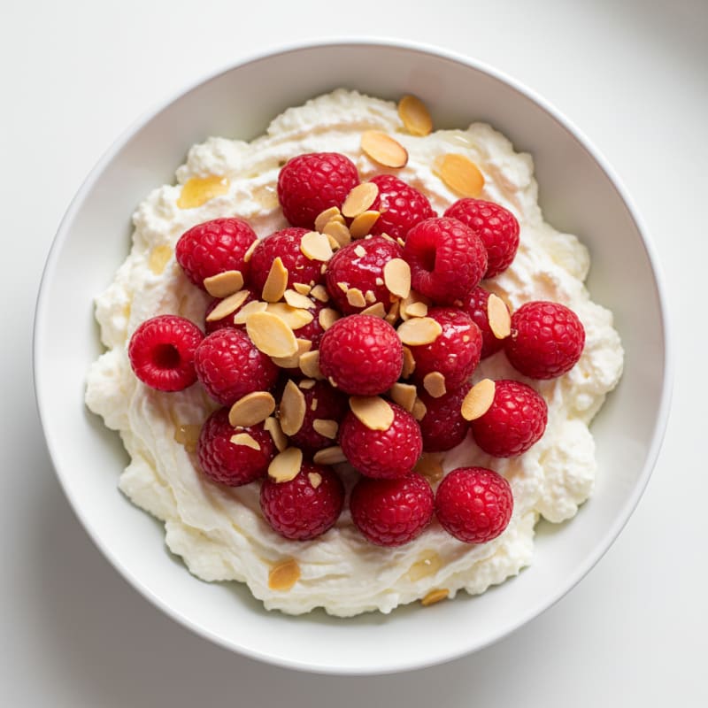 Silky Greek Yogurt Protein Pudding with Berries