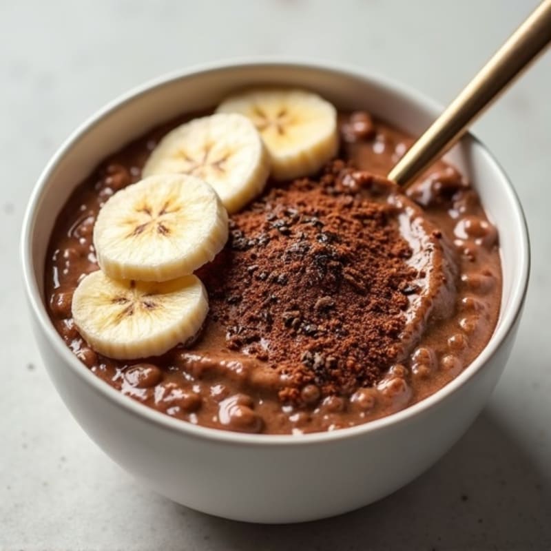 Creamy Chocolate Protein Oatmeal