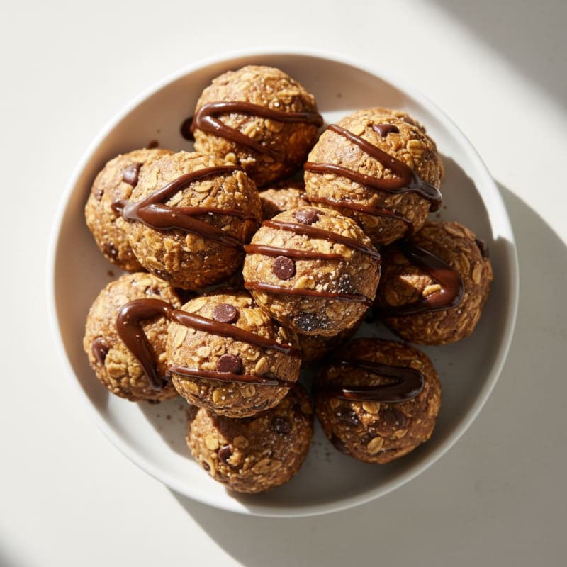 Creamy Chocolate Chip Protein Bites