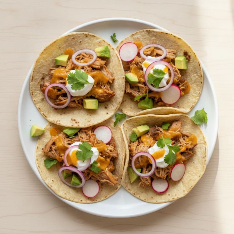 Slow Cooker Pork Carnitas Tacos