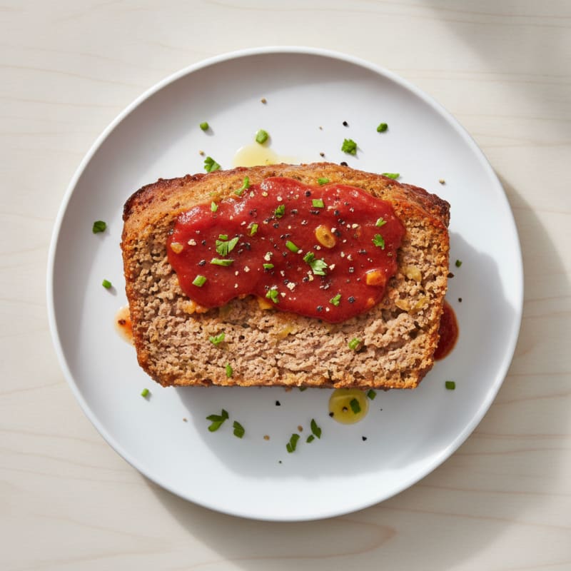 Savory Ground Turkey and Beef Meatloaf