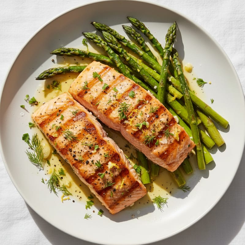 Lemon Herb Grilled Salmon