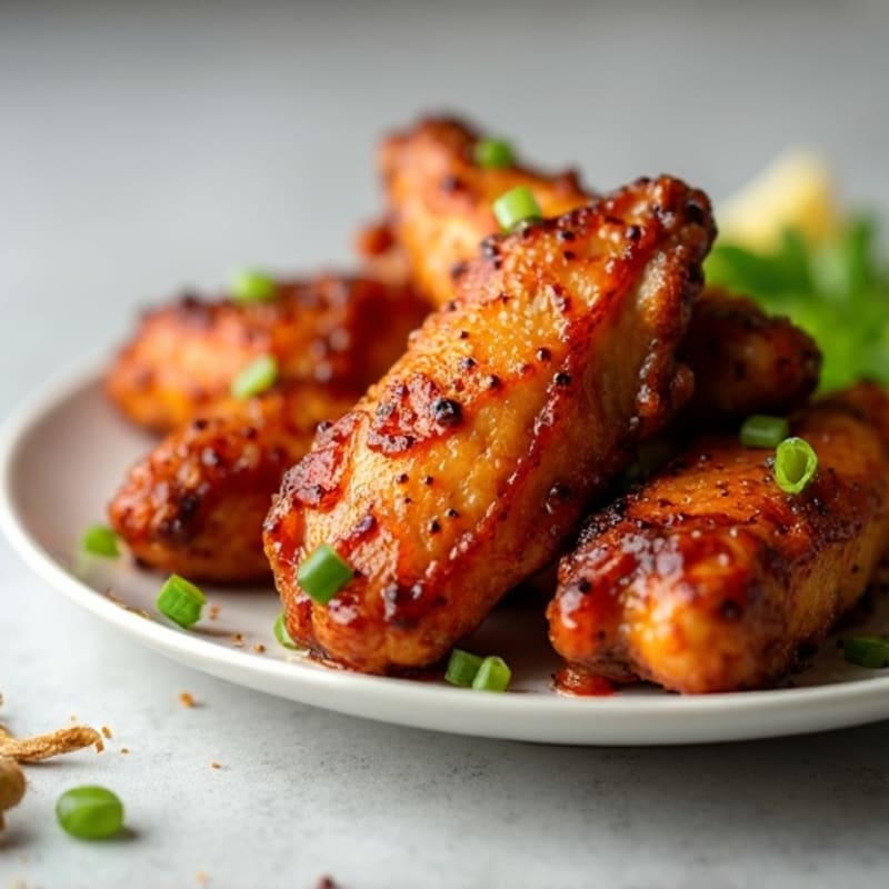 Crispy Baked Honey-Garlic Chicken Wings