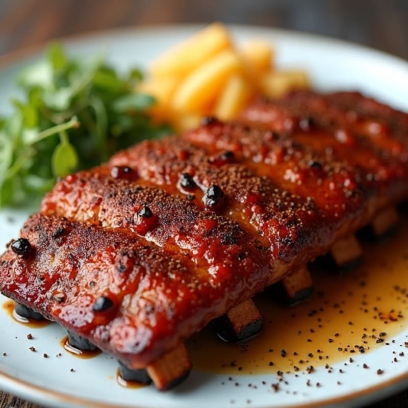Lean Smoked Pork Ribs with Tangy BBQ Spice Rub