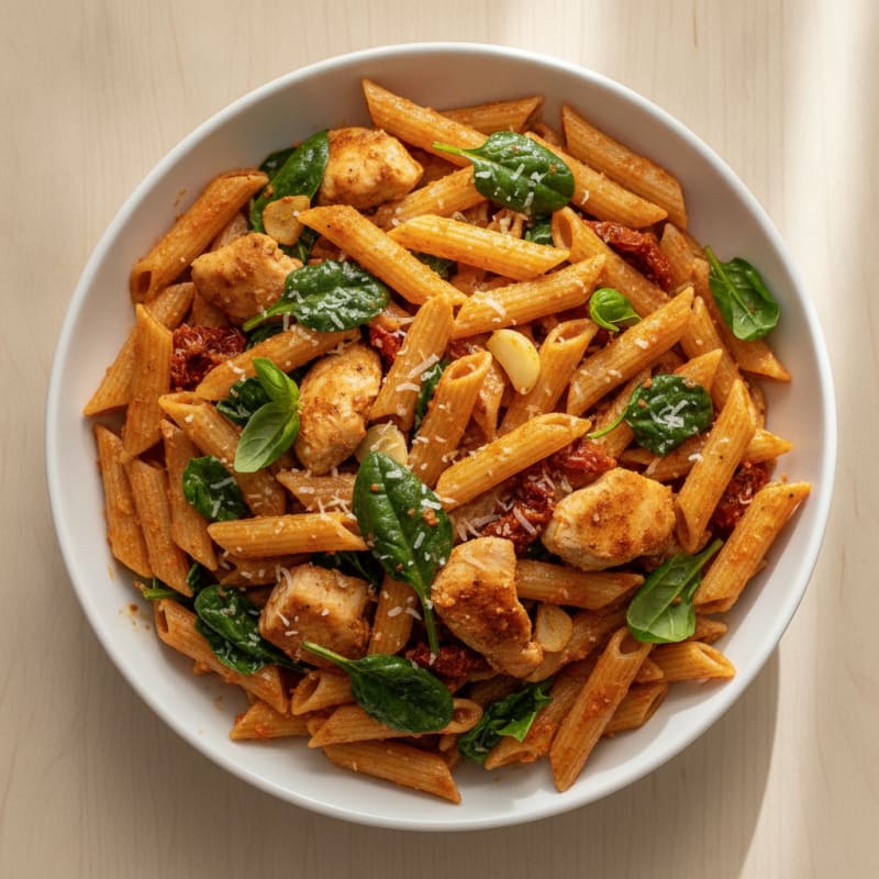 Sun-Dried Tomato Pesto Chicken Pasta