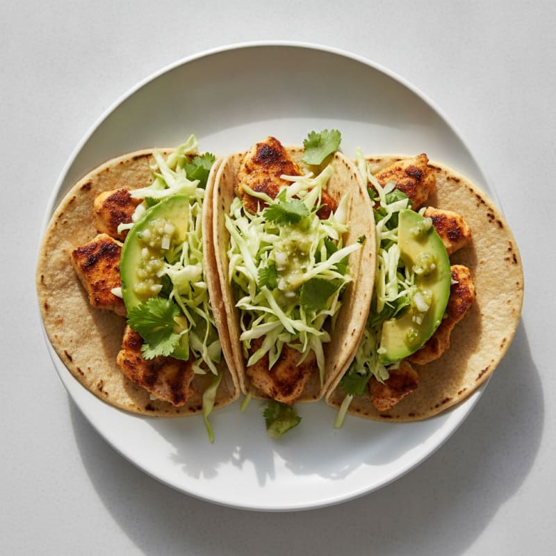 Pan-Seared Mexican Chicken Tacos