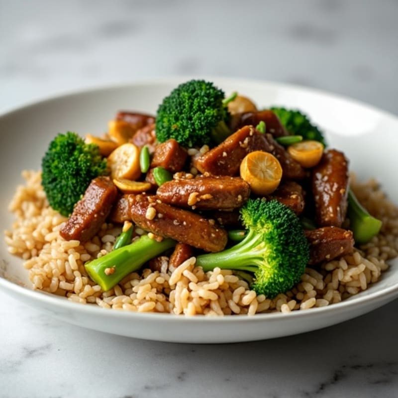 Ginger-Garlic Beef and Broccoli Stir-Fry