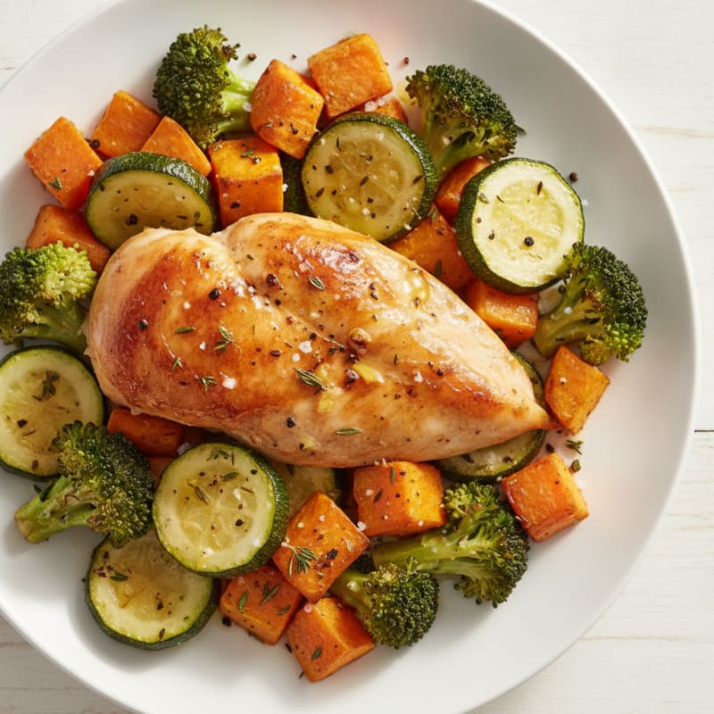 Lemon Herb Roasted Chicken and Vegetables