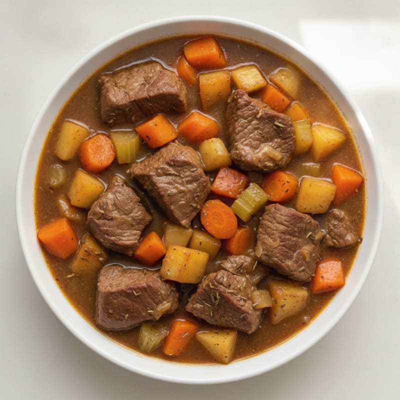 Hearty Beef and Root Vegetable Stew