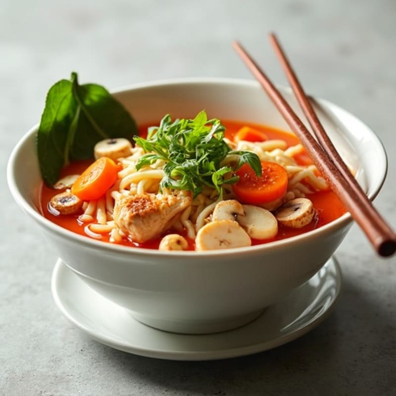 Chicken Spicy Sriracha Noodle Soup