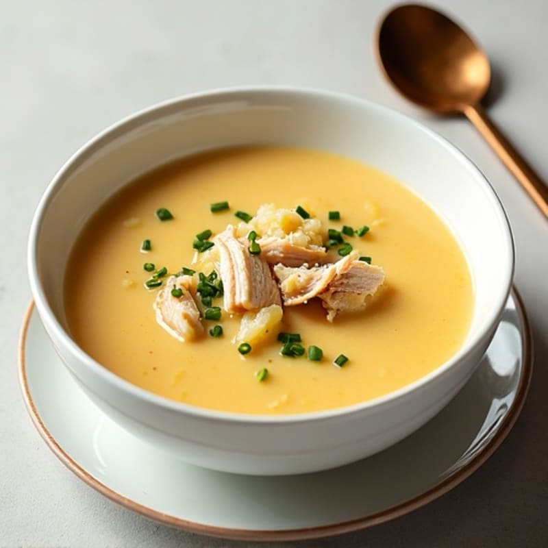 Healthy Creamy Baked Potato Soup