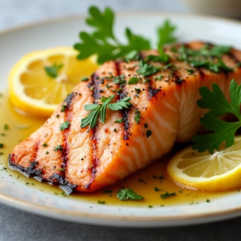 Lemon Herb Grilled Salmon