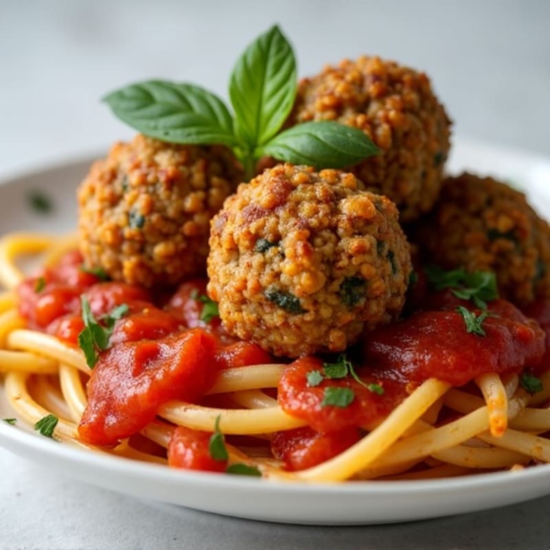 Hearty Baked Vegan Lentil Meatballs