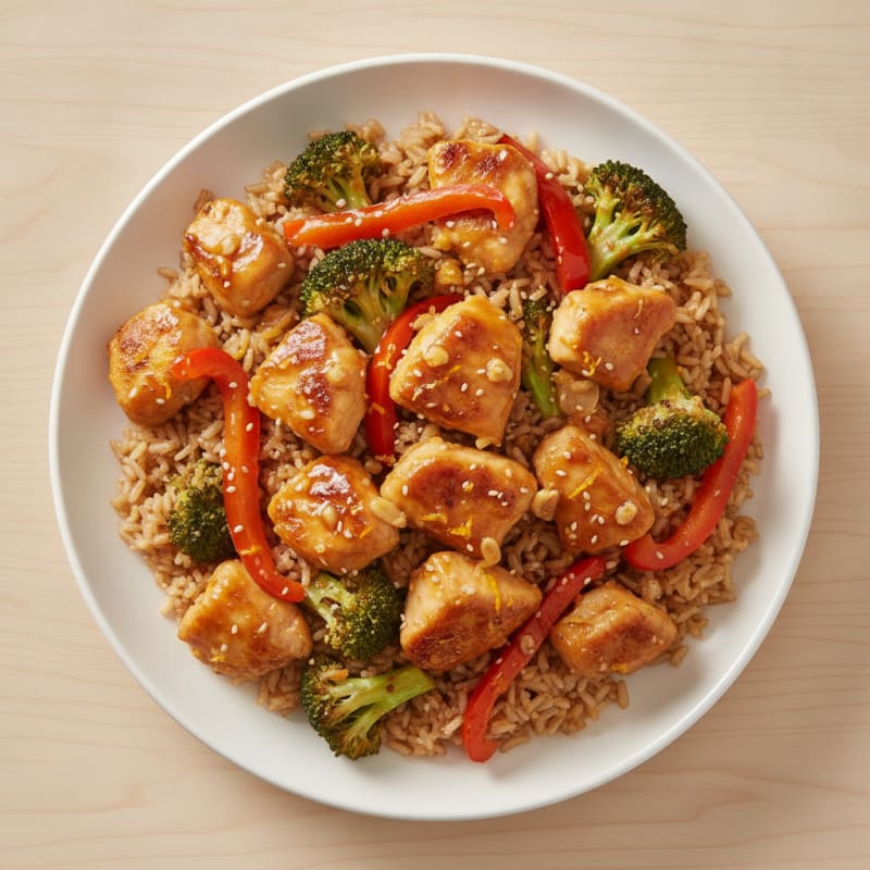 Orange Glazed Chicken Stir-Fry