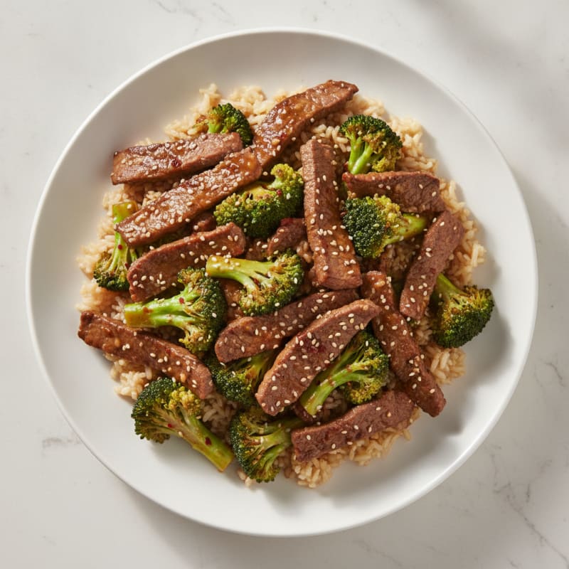 Sesame Beef and Broccoli Stir-Fry