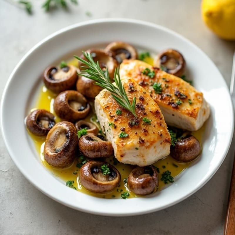 Herb-Roasted Garlic Butter Mushrooms