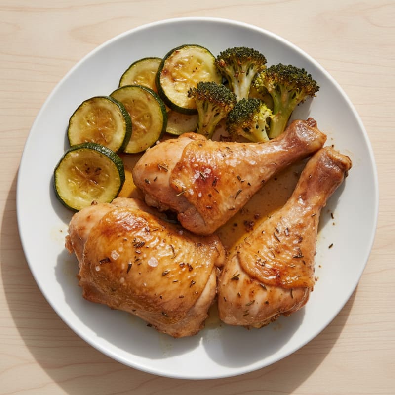 Roasted Chicken Legs with Herbs