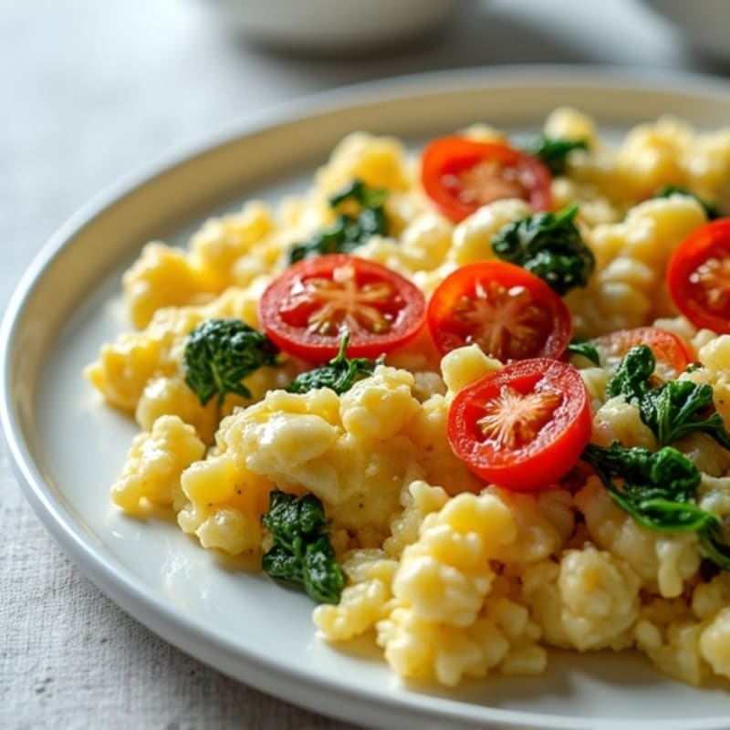 Creamy Cottage Cheese Scramble
