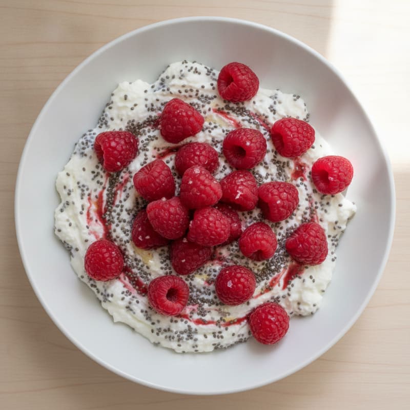 Chia Seed Breakfast Bowl with Berries