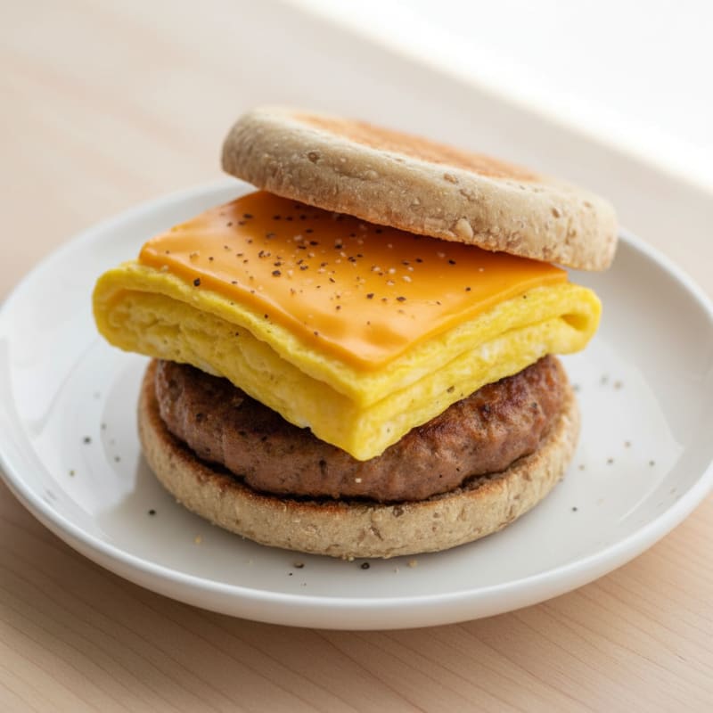 Sausage Egg and Cheese Muffin