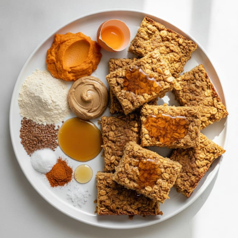Spiced Pumpkin Chewy Protein Bars